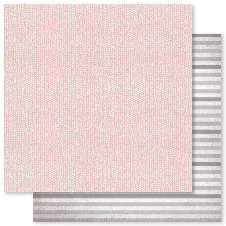 Pretty in Pink Christmas Basics A 12x12 Paper (12pc Bulk Pack) 27766 - Paper Rose Studio