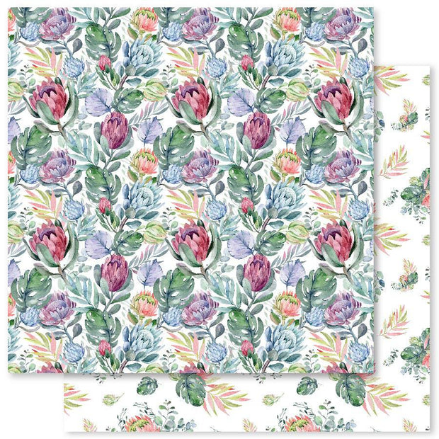 Protea Garden Patterns A 12x12 Paper (12pc Bulk Pack) 28081 - Paper Rose Studio