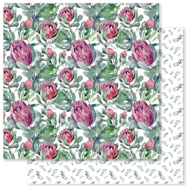 Protea Garden Patterns C 12x12 Paper (12pc Bulk Pack) 28087 - Paper Rose Studio