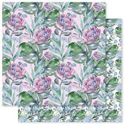 Protea Garden Patterns F 12x12 Paper (12pc Bulk Pack) 28096 - Paper Rose Studio