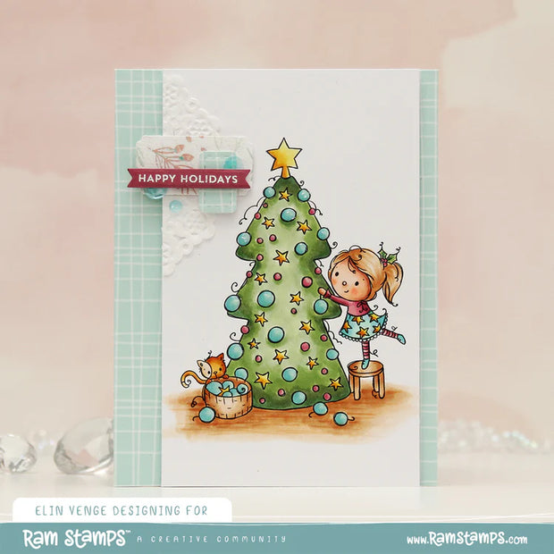 O Christmas Tree Clear Stamp 32667