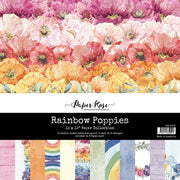 Rainbow Poppies 12x12 Paper Collection 25579 - Paper Rose Studio