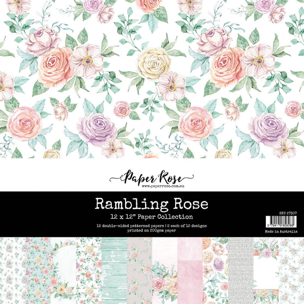Rambling Rose 12x12 Paper Collection 27307 - Paper Rose Studio