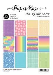 Really Rainbow A5 24pc Paper Pack 18987 - Paper Rose Studio