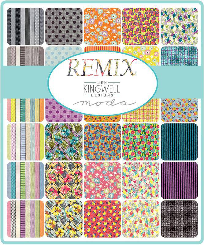 Remix by Jen Kingwell Charm Pack - Moda Fabrics - Paper Rose Studio