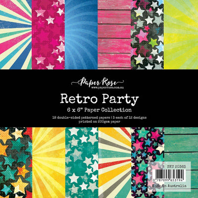 Retro Party 6x6 Paper Collection 20363 - Paper Rose Studio