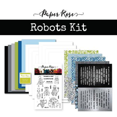 Robots Cardmaking Kit 19100 - Paper Rose Studio