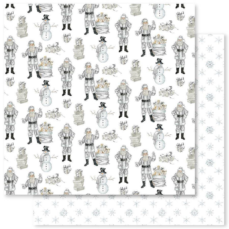 Silver Bells 1 F 12x12 Paper (12pc Bulk Pack) 26815 - Paper Rose Studio