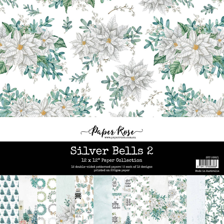 Silver Bells 2 12x12 Paper Collection 26821 - Paper Rose Studio