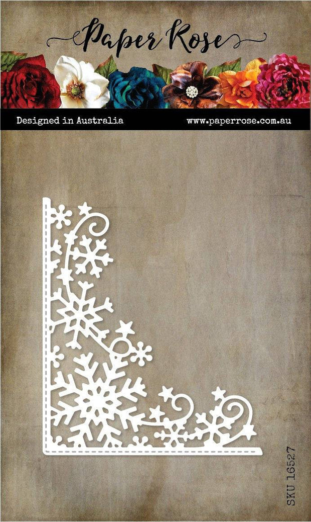 Snowflake Corner Frame Metal Cutting Die 16527 - Paper Rose Studio