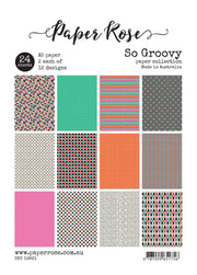 So Groovy A5 24pc Paper Pack 19931 - Paper Rose Studio