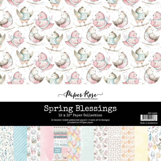 Spring Blessings 12x12 Paper Collection 21639 - Paper Rose Studio