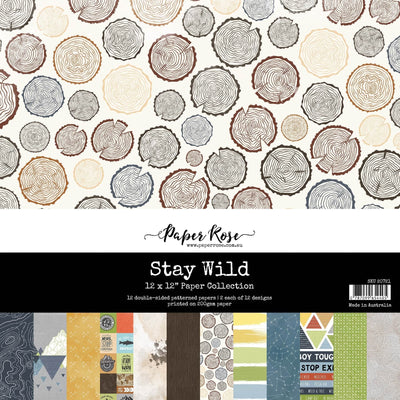 Stay Wild 12x12 Paper Collection 20721 - Paper Rose Studio