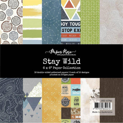 Stay Wild 6x6 Paper Collection 20742 - Paper Rose Studio
