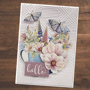 Striped Diamond 3D Embossing Folder 21474 - Paper Rose Studio