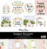 Summer Bouquet 12x12 Paper Collection 29134 - Paper Rose Studio