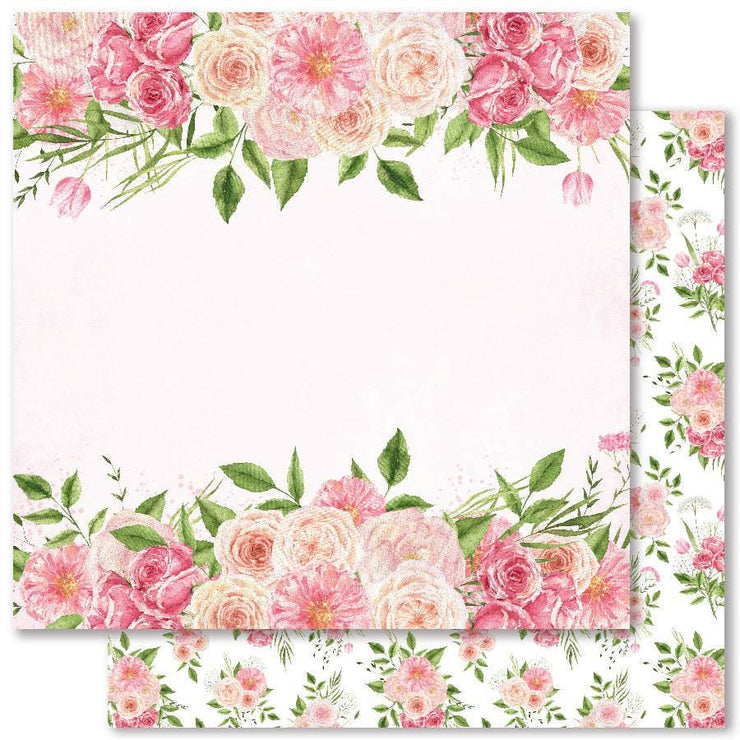 Summer Bouquet C 12x12 Paper (12pc Bulk Pack) 29143 - Paper Rose Studio