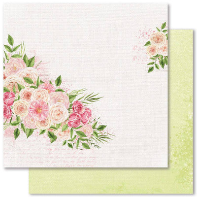 Summer Bouquet D 12x12 Paper (12pc Bulk Pack) 29146 - Paper Rose Studio