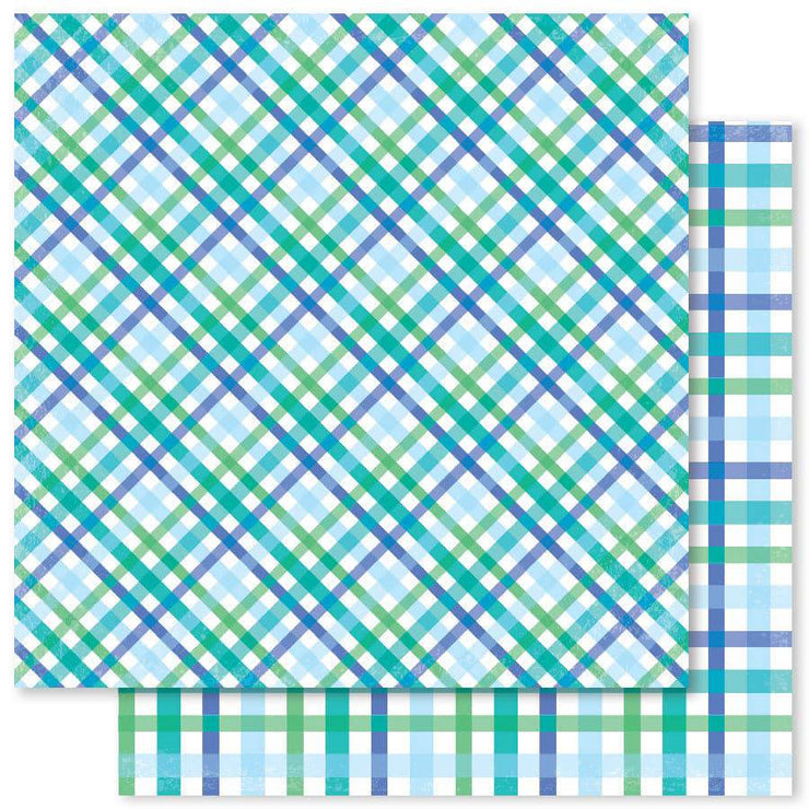 Summer Plaid B 12x12 Paper (12pc Bulk Pack) 20243 - Paper Rose Studio