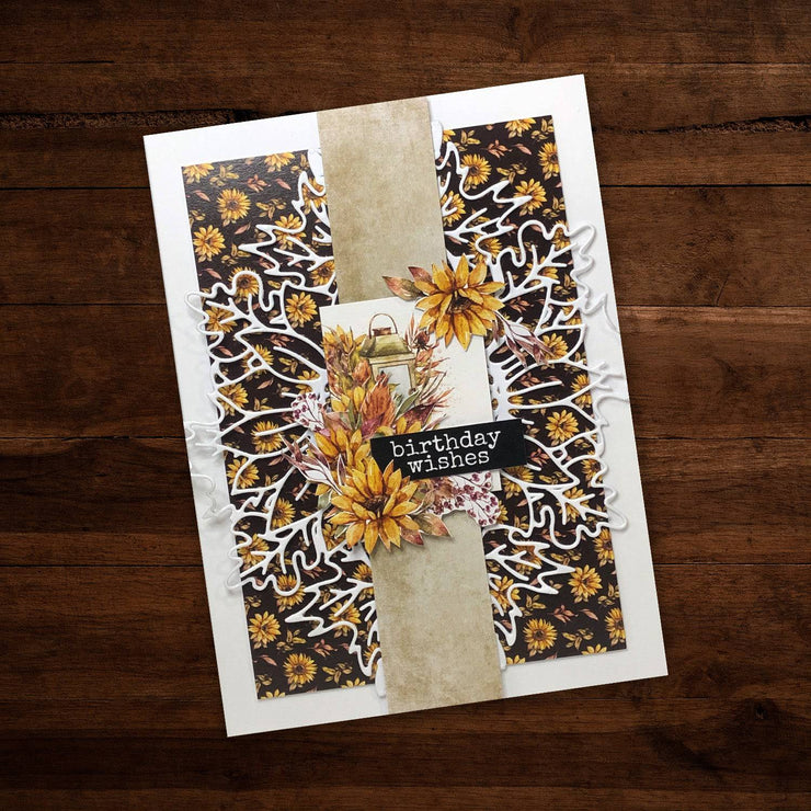 Sunflower Border Metal Cutting Die 26362 - Paper Rose Studio