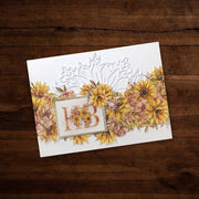 Sunflower Border Metal Cutting Die 26362 - Paper Rose Studio