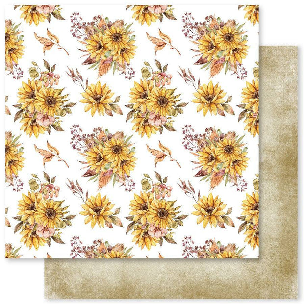 Sunflower Garden A 12x12 Paper (12pc Bulk Pack) 27583 - Paper Rose Studio
