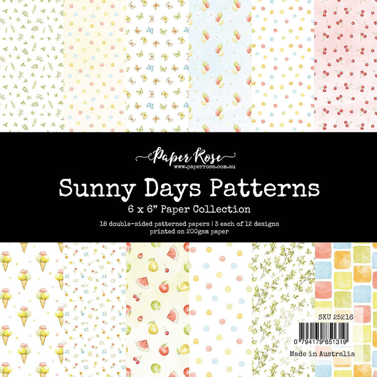 Sunny Days Patterns 6x6 Paper Collection 25216 - Paper Rose Studio