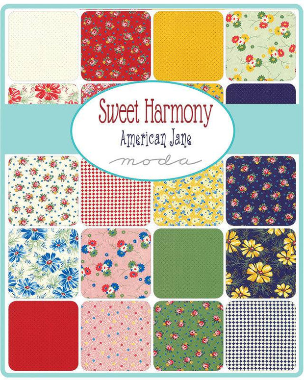 Sweet Harmony by American Jane Mini Charm Pack - Moda Fabrics - Paper Rose Studio