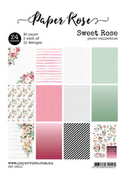 Sweet Rose A5 24pc Paper Pack 19211 - Paper Rose Studio