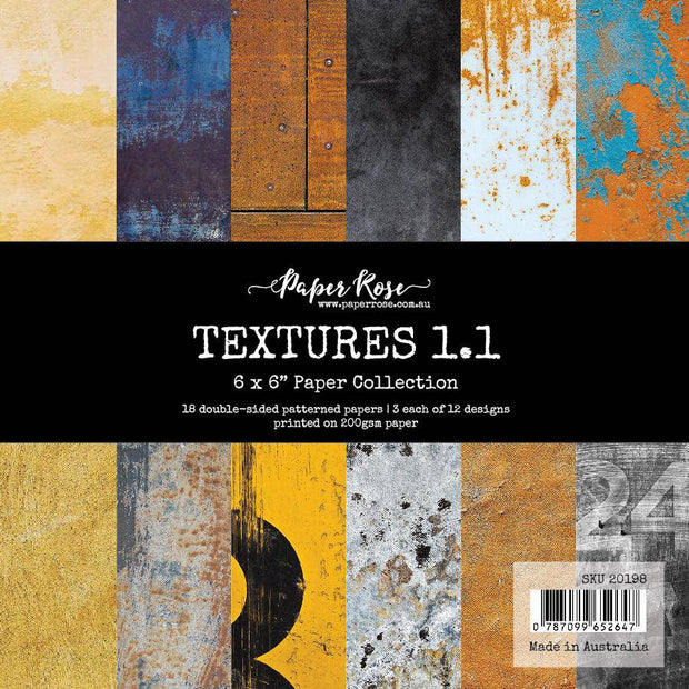 Textures 1.1 6x6 Paper Collection 20198 - Paper Rose Studio
