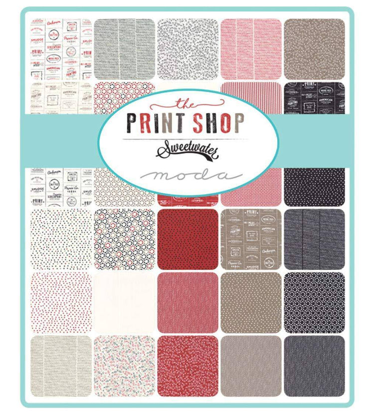The Printshop by Sweetwater Layer Cake - Moda Fabrics - Paper Rose Studio