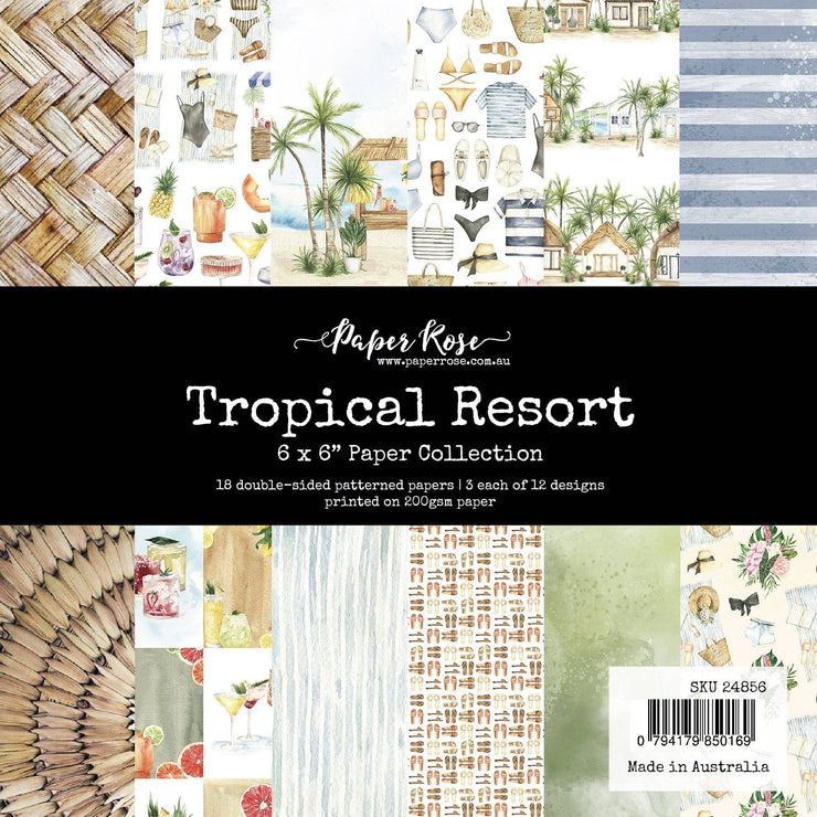 Tropical Resort 6x6 Paper Collection 24856 - Paper Rose Studio
