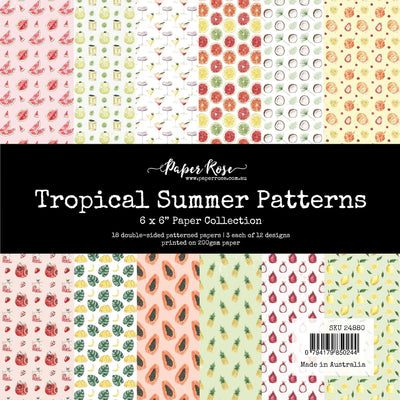 Tropical Summer Patterns 6x6 Paper Collection 24880 - Paper Rose Studio