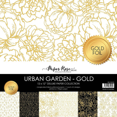 Urban Garden - Gold 12x12 Paper Collection 26530 - Paper Rose Studio