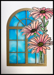 Victorian Arched Window Metal Cutting Die 17388 - Paper Rose Studio