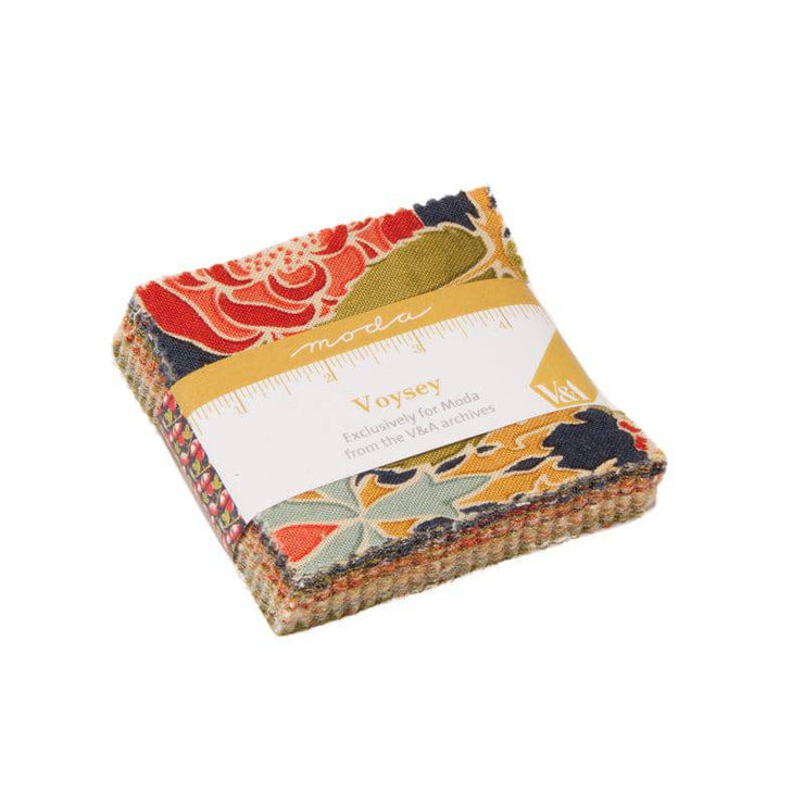 Voysey by V&A Mini Charm Pack - Moda Fabrics - Paper Rose Studio