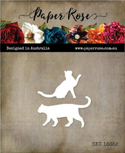Walking Cat Metal Cutting Die 16652 - Paper Rose Studio