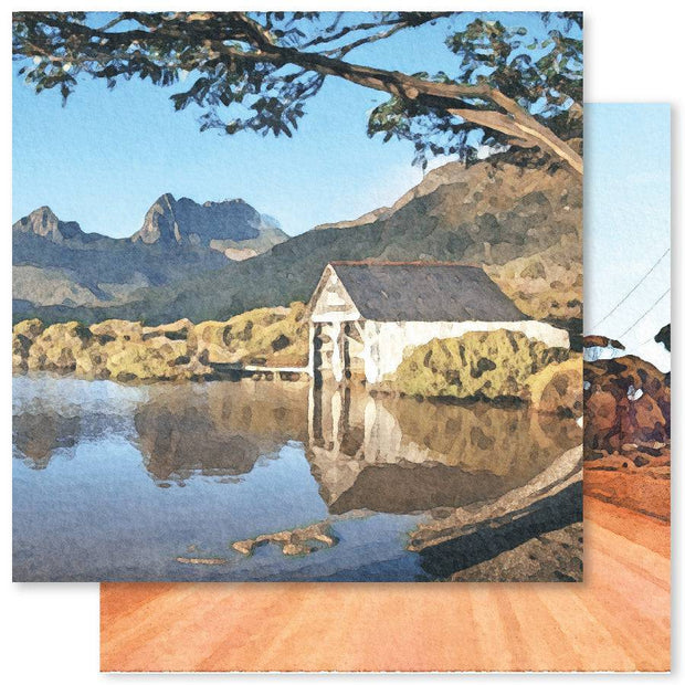 Watercolour Landscapes 1.2 B 12x12 Paper (12pc Bulk Pack) 27910 - Paper Rose Studio