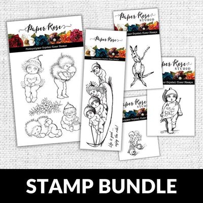 Snugglepot & Cuddlepie DISCONTINUED CLEAR STAMP BUNDLE #1 17529 17322 24478 24505 24514