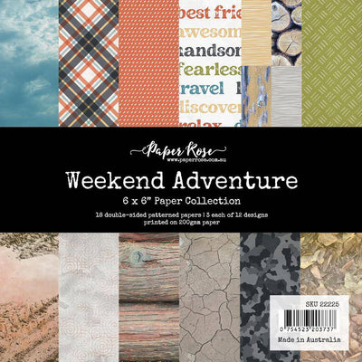Weekend Adventure 6x6 Paper Collection 22225 - Paper Rose Studio