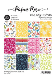 Whimsy Birds A5 24pc Paper Pack 21702 - Paper Rose Studio