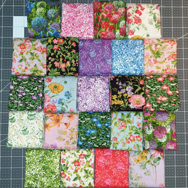 Wildflowers IX - Moda Fat Quarter Pack (23 piece) - Paper Rose Studio