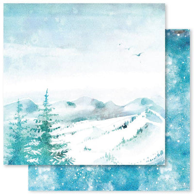 Winter Backgrounds B 12x12 Paper (12pc Bulk Pack) 23608 - Paper Rose Studio