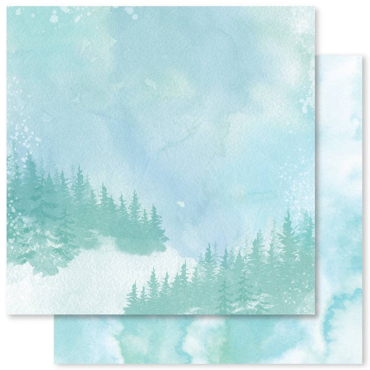 Winter Backgrounds D 12x12 Paper (12pc Bulk Pack) 23614 - Paper Rose Studio