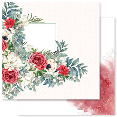 Winter Blooms F 12x12 Paper (12pc Bulk Pack) 22816 - Paper Rose Studio