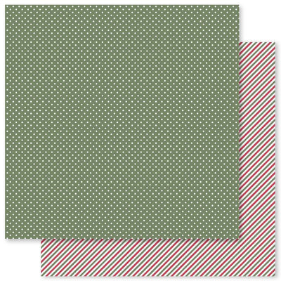 Winter Dots & Stripes C 12x12 Paper (12pc Bulk Pack) 22879 - Paper Rose Studio
