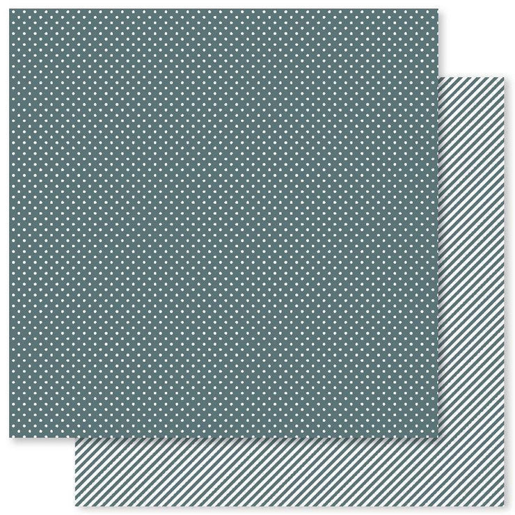 Winter Dots & Stripes E 12x12 Paper (12pc Bulk Pack) 22885 - Paper Rose Studio