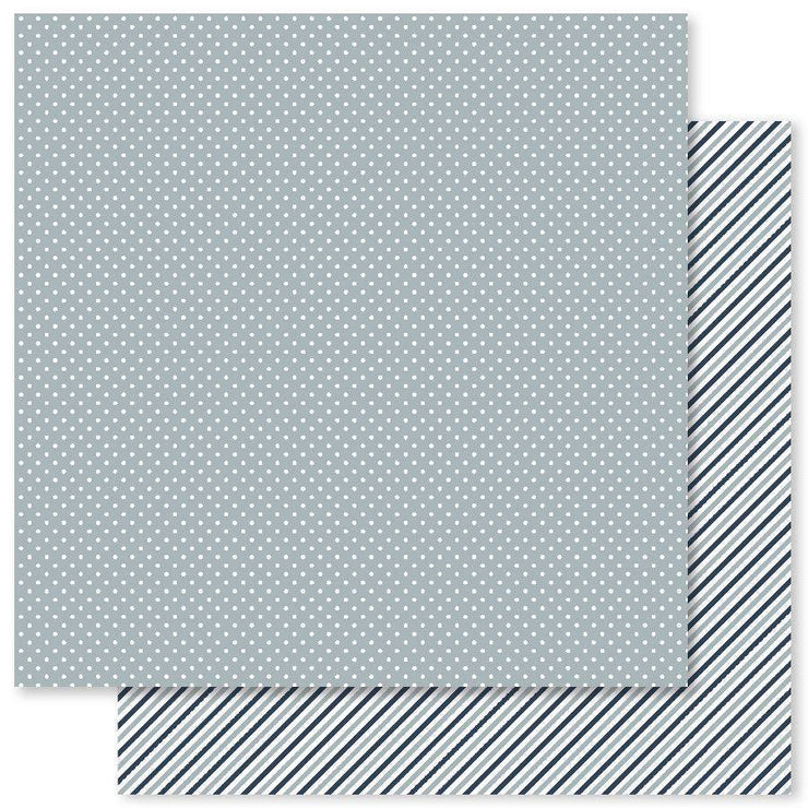 Winter Dots & Stripes F 12x12 Paper (12pc Bulk Pack) 22888 - Paper Rose Studio