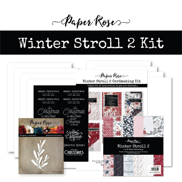 Winter Stroll 2 Cardmaking Kit 24385 - Paper Rose Studio