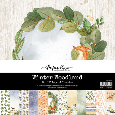 Winter Woodland 12x12 Paper Collection 23389 - Paper Rose Studio